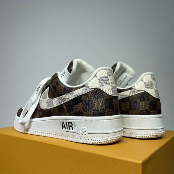 LOUIS VUITTON X NIKE AIR FORCE 1 LOW-TOP SNEAKERS - LVS132 - Image 7