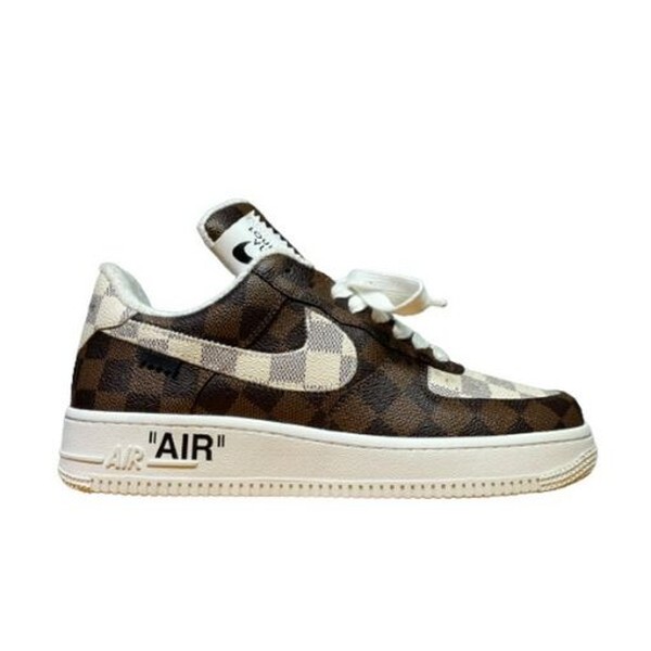 LOUIS VUITTON X NIKE AIR FORCE 1 LOW-TOP SNEAKERS - LVS132 - Image 9