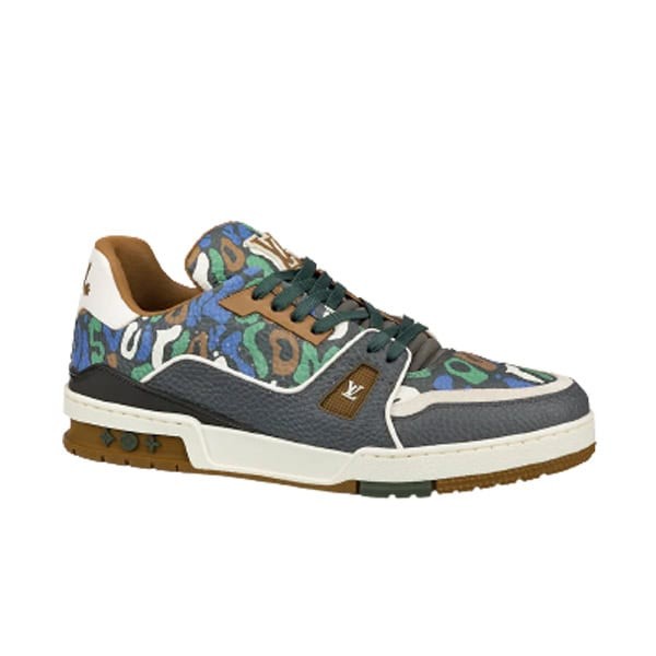 LOUIS VUITTON TRAINER SNEAKER IN KHAKI - LVS145