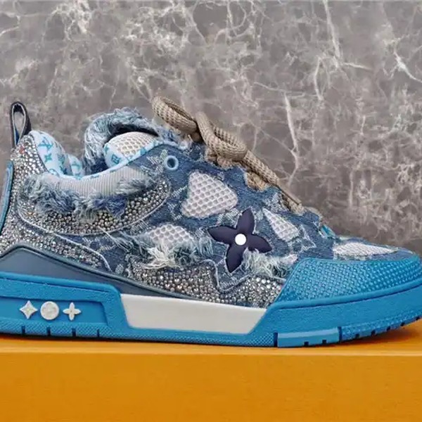 SKATE SNEAKERS IN BLUE - LVS235 - Image 2