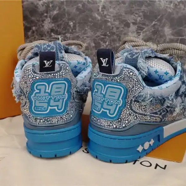 SKATE SNEAKERS IN BLUE - LVS235 - Image 4