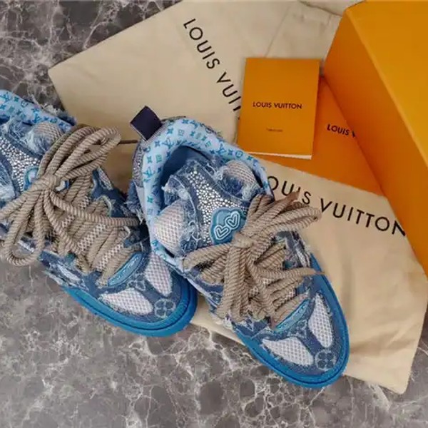 SKATE SNEAKERS IN BLUE - LVS235 - Image 5