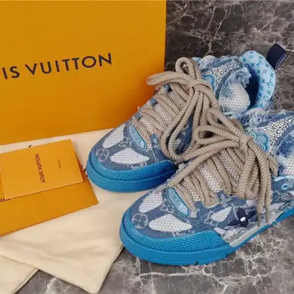 SKATE SNEAKERS IN BLUE - LVS235 - Image 7