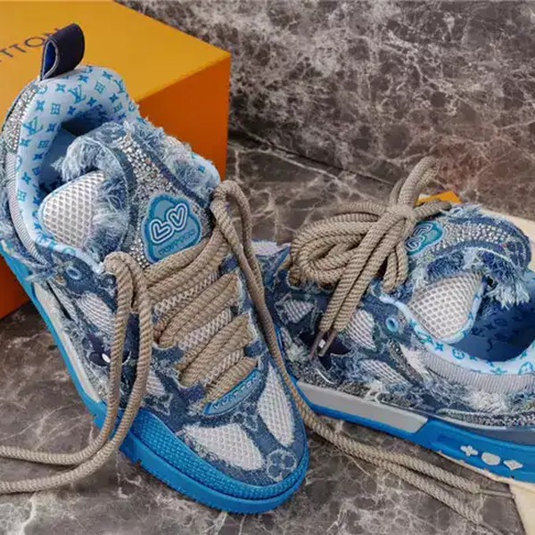 SKATE SNEAKERS IN BLUE - LVS235 - Image 8