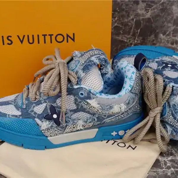 SKATE SNEAKERS IN BLUE - LVS235 - Image 9