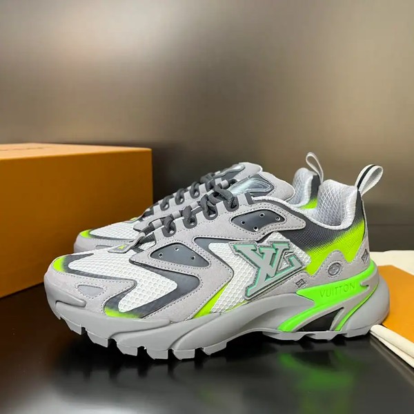 RUNNER TATIC SNEAKERS IN GREY AND GREEN - LVS236 - Image 7