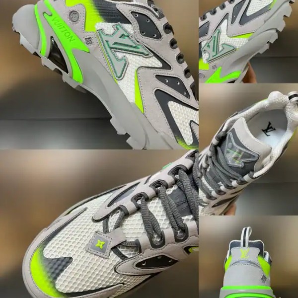 RUNNER TATIC SNEAKERS IN GREY AND GREEN - LVS236 - Image 10