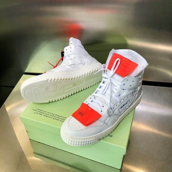 OFF-WHITE 3.0 COURT LEATHER HIGH-TOP SNEAKERS - OFW009 - Image 3