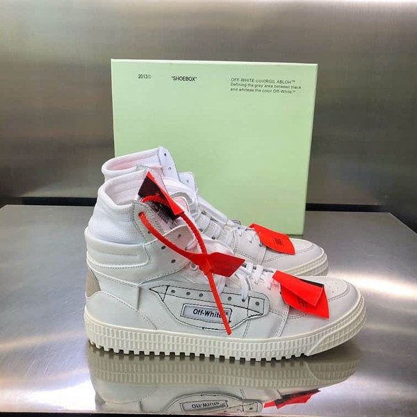 OFF-WHITE 3.0 COURT LEATHER HIGH-TOP SNEAKERS - OFW009 - Image 4