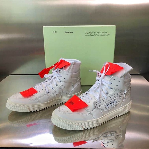 OFF-WHITE 3.0 COURT LEATHER HIGH-TOP SNEAKERS - OFW009 - Image 5