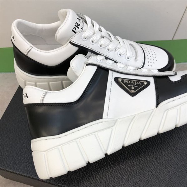 PRADA LEATHER SNEAKERS - PRS016 - Image 6
