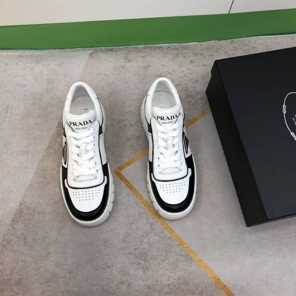 PRADA LEATHER SNEAKERS - PRS016 - Image 9