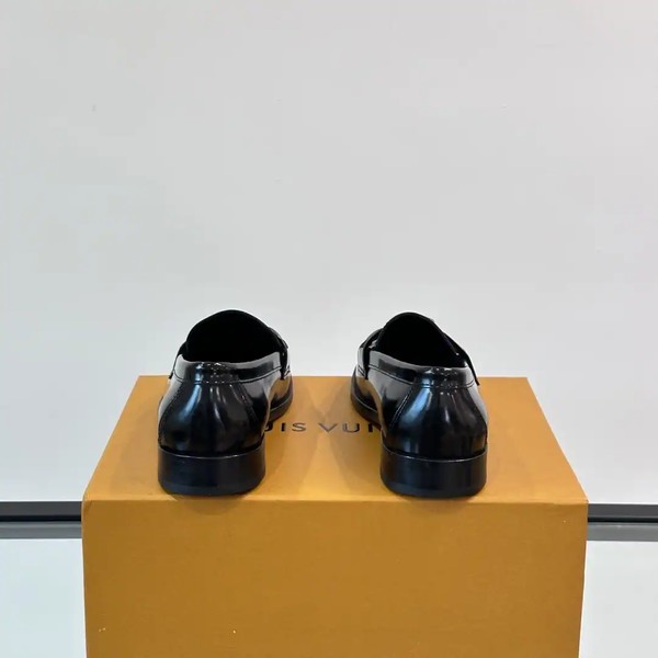 MAJOR LOAFERS BLACK GLAZED CALF LEATHER - VL037 - Image 7