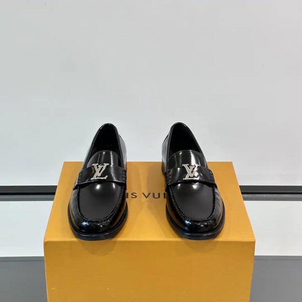 MAJOR LOAFERS BLACK GLAZED CALF LEATHER - VL037 - Image 8