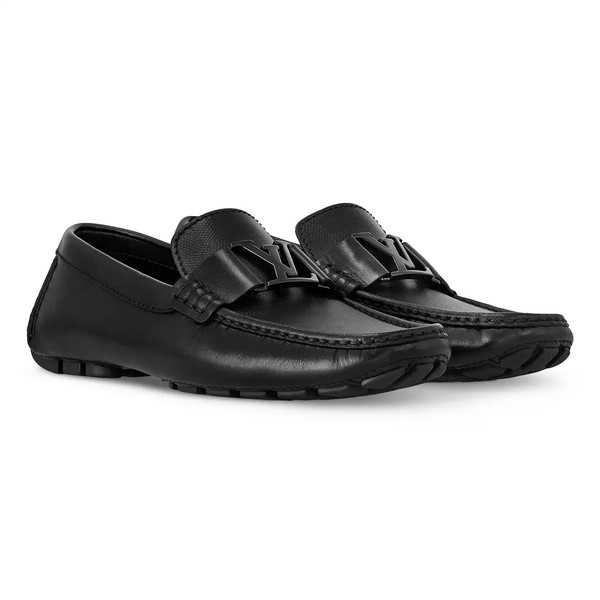MONTE CARLO MOCASSIN BLACK DAMIER CANVAS - VL043