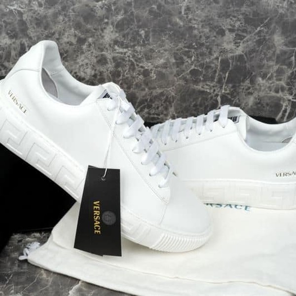 VERSACE GRECA SNEAKERS IN WHITE - VSS013 - Image 5